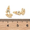SHEGRACE Brass Micro Pave Cubic Zirconia Pendants XGRQ3D808-457G-3