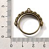 Alloy Open Back Bezel Pendants PALLOY-I223-17AB-3