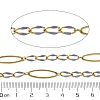 304 Stainless Steel Enamel Link Chains CHS-U003-01G-07-2