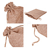 Burlap (Polyester) Packing Pouches Drawstring Bags ABAG-BC0001-07B-18x13-3