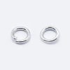 Electroplated Stainless Steel Open Jump Ring STAS-G152-01P-2.5x0.4-2
