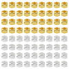 220Pcs 2 Colors Alloy Spacer Beads FIND-TA0010-49-2