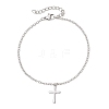 304 Stainless Steel Cable Chain Bracelets BJEW-JB13248-2
