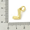 Rack Plating Brass with ABS Plastic Pearl European Dangle Charms KK-G501-02L-G-3