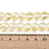 Baking Paint Transparent Glass Beads Strands DGLA-N011-10mm-02-4