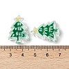 Christmas Decorations Theme Opaque Acrylic Bead with Enamel X-OACR-Z021-01L-3