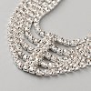 Iron with Rhinestone Elastic Headband OHAR-WH0034-26B-2