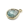 Natural Amazonite Faceted Pendants G-U019-05G-02-2