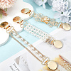 3Pcs 3 Styles Alloy Cardigan Clips FIND-GF0008-21-7