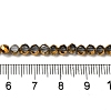Electroplate Glass Beads Strands EGLA-P061-01B-02-4