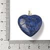 Dyed Natural Lapis Lazuli Pendants G-C274-04G-3