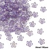 15g Transparent Acrylic Bead Caps TACR-YW0003-07B-1