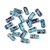 Picasso Transparent Glass Bugle Beads SEED-N010-02J-1