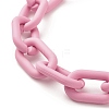 Opaque Acrylic Cable Chain Wristlet Straps HJEW-JM00665-12-3