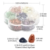70G 7 Styles Natural Mixed Gemstone Chip Beads G-FS0002-45-5