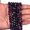 Faceted Natural Amethyst Beads Strands G-K066-09-8mm-3