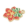 Christmas Theme Alloy Enamel Pendants ENAM-I060-01H-2