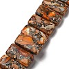 Synthetic Imperial Jasper Beads Strands G-Q050-A01-03-1