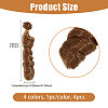 4Pcs 4 Colors PP Hair Doll Wig Hair DIY-GL0005-56B-2
