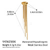Modern Minimalist 304 Stainless Steel Chain Tassel Cuff Earrings TC6151-1