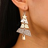 Christmas Tree Alloy Dangle Earrings WG3F9DA-01-2