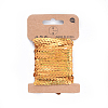 Plastic Paillette/Sequins Chain Rolls LS-PVC-WH0005-01E-2