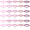 30Pcs 10 Styles Polyester Cord Bracelets BJEW-PH01983-1