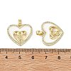 Mother's Day Brass Micro Pave Clear Cubic Zirconia Pendants CU-B002-10G-3