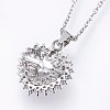 304 Stainless Steel Pendant Necklaces NJEW-H486-03P-2