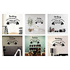 PVC Quotes Wall Sticker DIY-WH0200-054-5