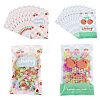 20Pcs 2 Colors Rectangle PET Resealable Packaging Bags ABAG-TA0001-33A-1