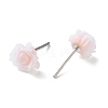 Resin Flower Stud Earrings EJEW-P296-17P-2