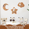 Cloud Wall Mounted Brooch Jewelry Display Cork Tray AJEW-WH0433-01H-6
