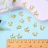 15Pcs Brass Horse Charms KK-SZ0007-45-3