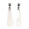 Natural Trochid Shell/Trochus Pendants SSHEL-N027-129-01-3