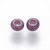 8/0 Baking Paint Glass Round Seed Beads SEED-C029-B-18-2