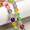 Natural White Jade Beads Strands LAMP-L509-001C-1
