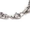 PVD Vacuum Plating 304 Stainless Steel Link Chain Bracelet BJEW-Z023-01A-1-2