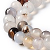 Natural Dendritic Agate Beads Strands G-D845-04-10mm-3