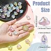 35Pcs 7 Colors Transparent Acrylic Beads MACR-CJ0002-43-2