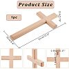 Wooden Cross Hanging Wall Decorations HJEW-WH0036-45-2