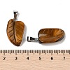 Natural Tiger Eye Pendants G-B127-01P-02-4