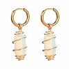 Wire Wrapped Opalite Dangle Earrings for Women EJEW-JE04628-03-1