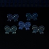 UV Plating Luminous Transparent Acrylic Beads OACR-P010-07A-4