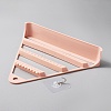 Triangle Plastic Jewelry Display Frame ODIS-WH0001-32B-3