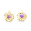 Alloy Enamel Pendants FIND-A017-09B-01LG-2