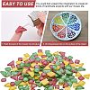 Glitter Glass Cabochons GLAA-FH0001-02A-6