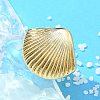 Brass Cuff Finger Rings for Women RJEW-U033-09G-01-3