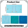 3Pcs 3 Colors Folding Velvet Jewelry Storage Bags for Earrings Rings Bracelets ABAG-CN0001-69C-2