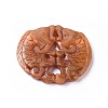 Chinese Style Natural Jade Pendants G-L523-071-2